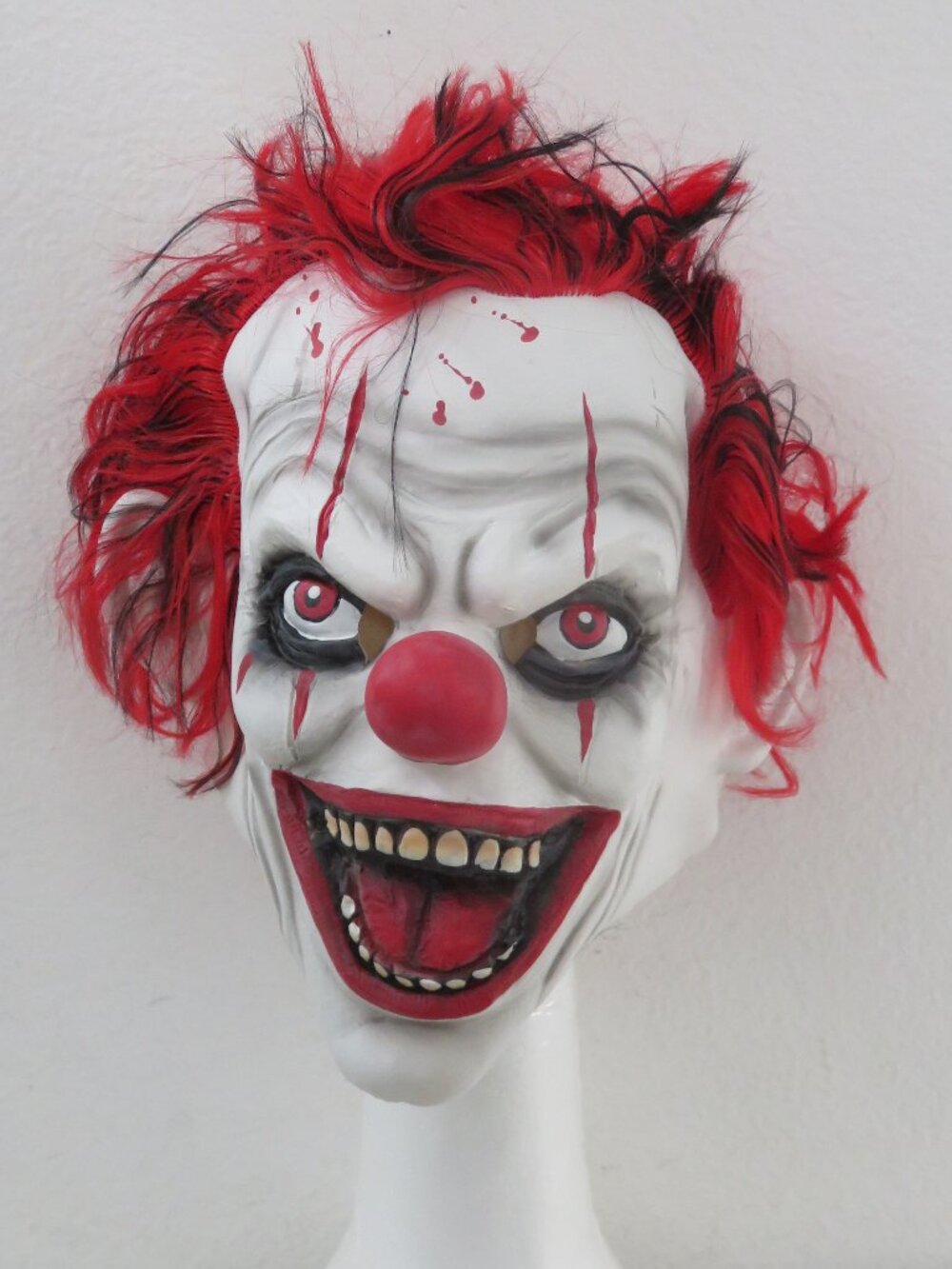(#144) Scary Clown Face Mask Halloween Costume Cosplay